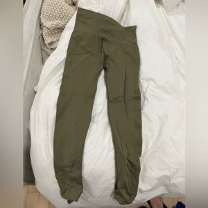 Set active small green leggings